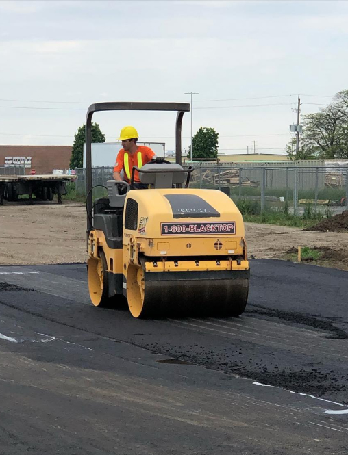 paving crew member